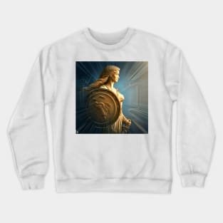 Athena,  Goddess of War and Wisdom Crewneck Sweatshirt